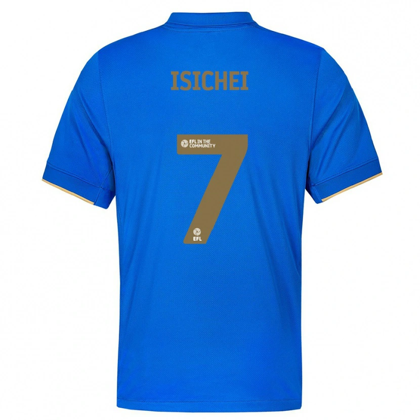 Danxen Criança Camisola Daniel Isichei #7 Azul Dourado Principal 2025/26 Camisa Brasil