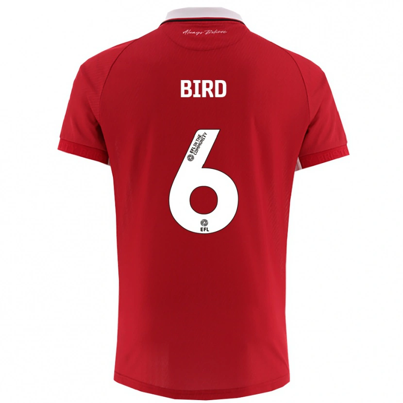 Danxen Criança Camisola Max Bird #6 Vermelho Branco Principal 2025/26 Camisa Brasil
