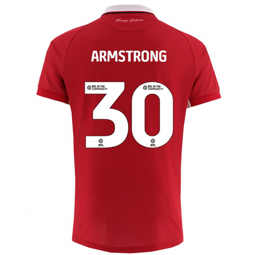 Danxen Criança Camisola Sinclair Armstrong #30 Vermelho Branco Principal 2025/26 Camisa Brasil