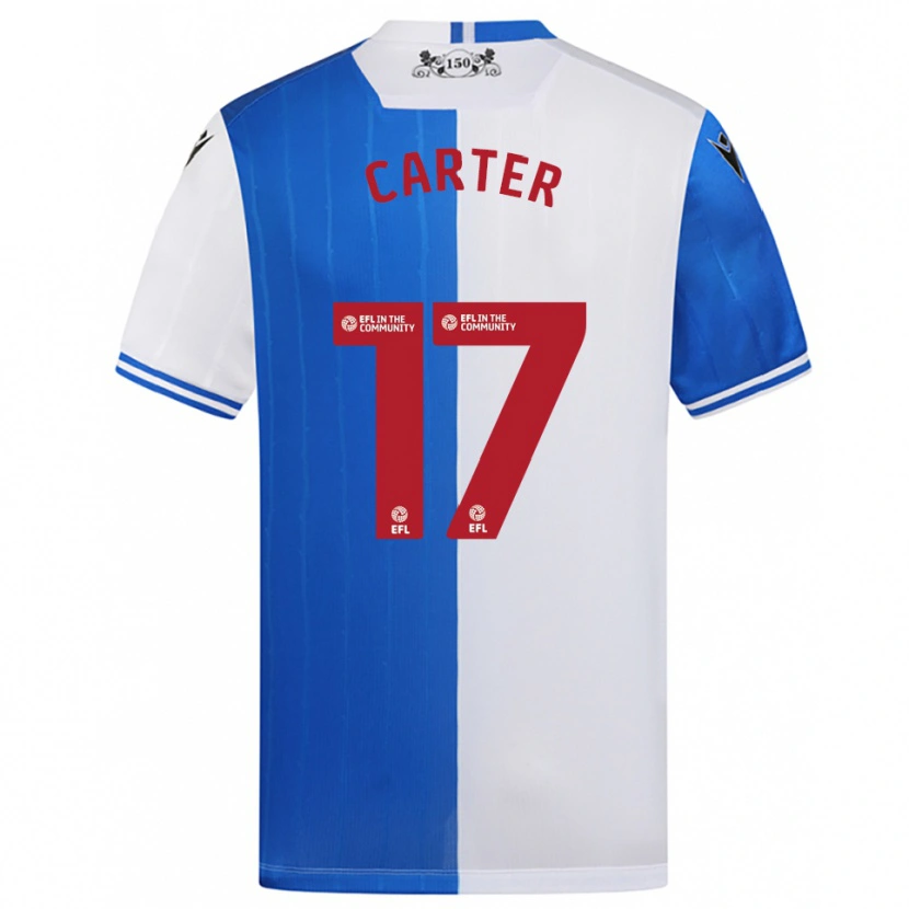 Danxen Criança Camisola Hayden Carter #17 Azul Branco Principal 2025/26 Camisa Brasil