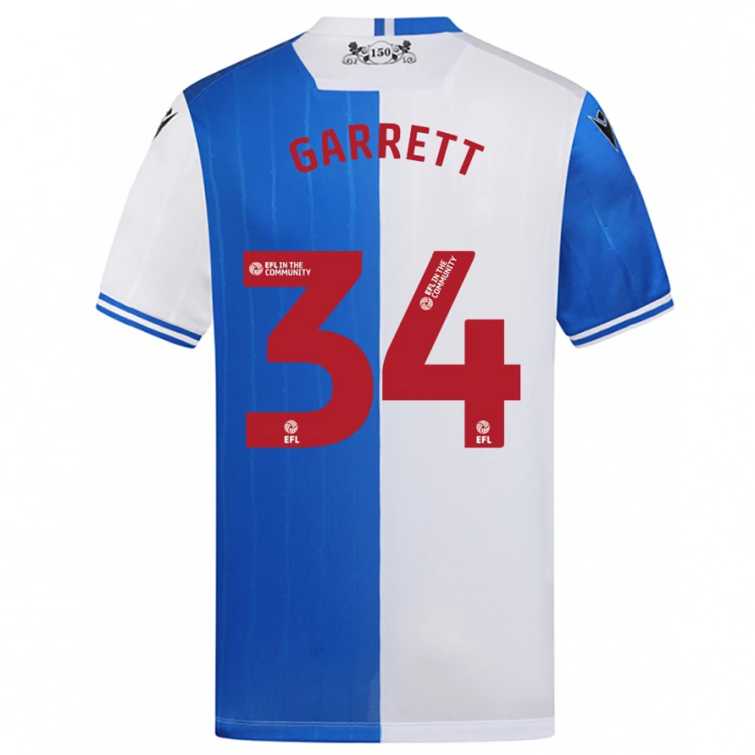 Danxen Criança Camisola Jake Garrett #34 Azul Branco Principal 2025/26 Camisa Brasil