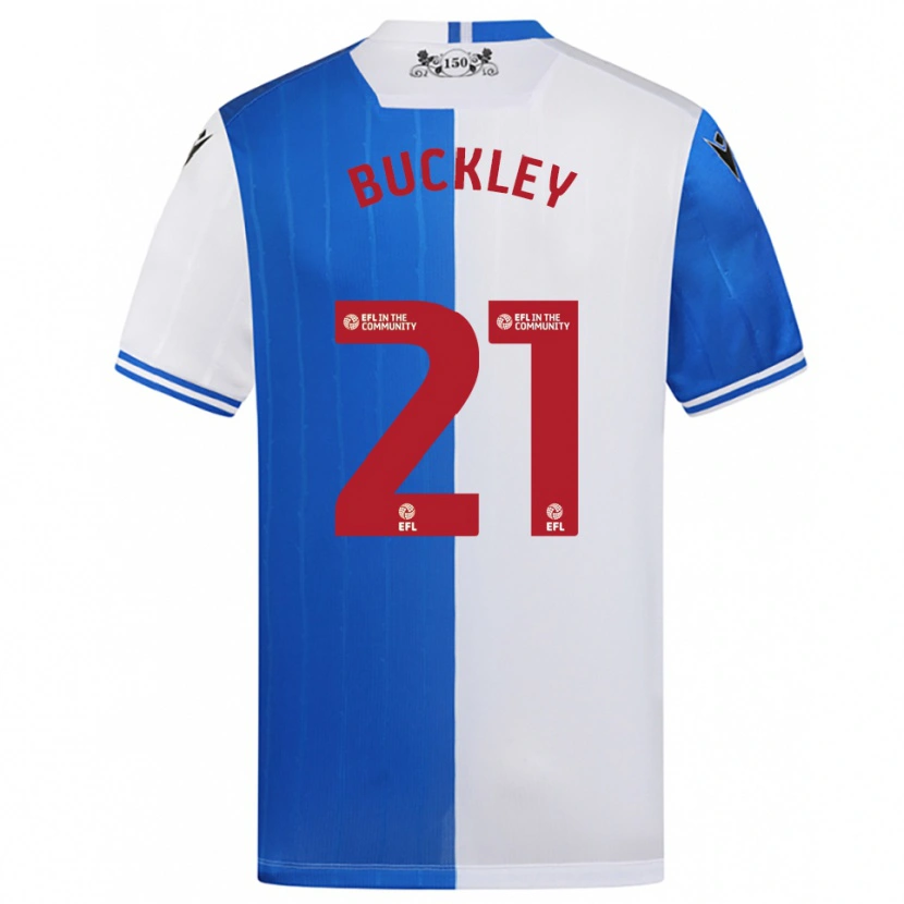 Danxen Criança Camisola John Buckley #21 Azul Branco Principal 2025/26 Camisa Brasil