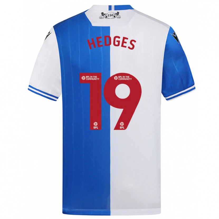 Danxen Criança Camisola Ryan Hedges #19 Azul Branco Principal 2025/26 Camisa Brasil