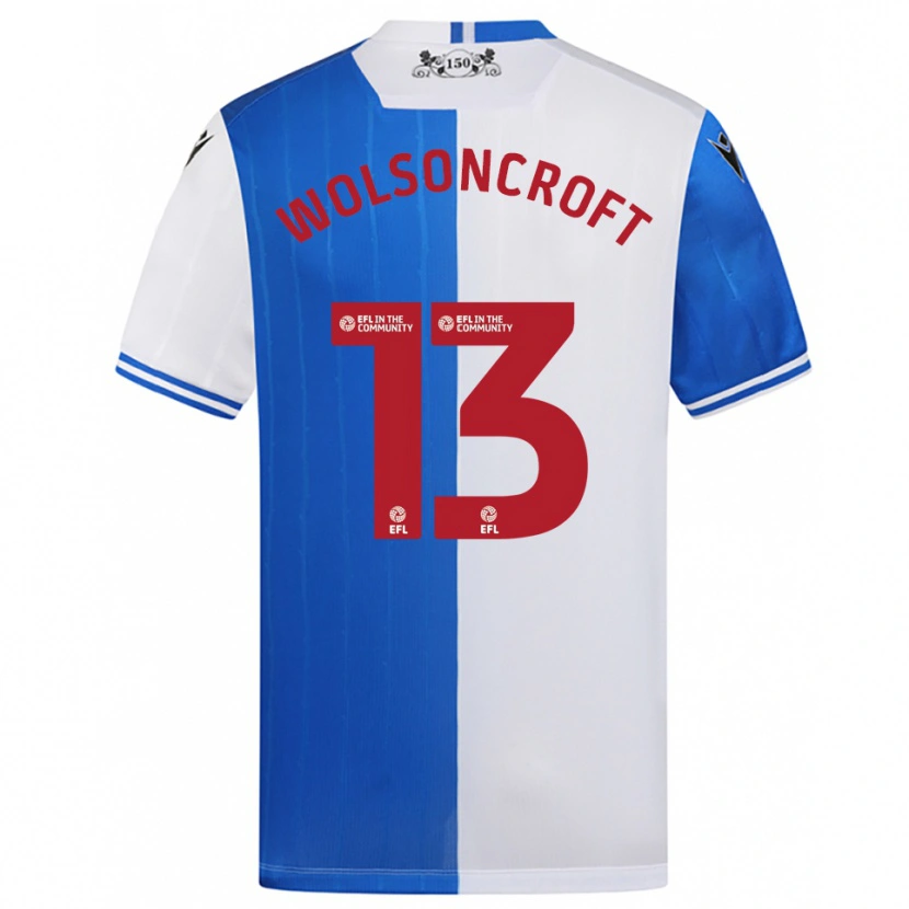 Danxen Criança Camisola Blake Wolsoncroft #13 Azul Branco Principal 2025/26 Camisa Brasil