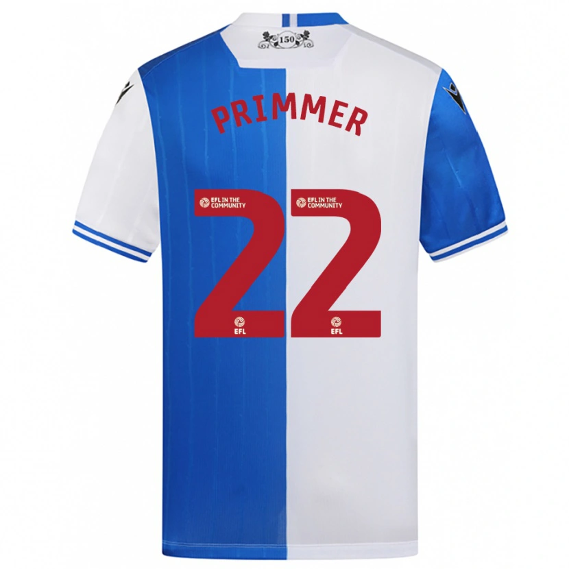 Danxen Criança Camisola Tia-Jade Primmer #22 Azul Branco Principal 2025/26 Camisa Brasil