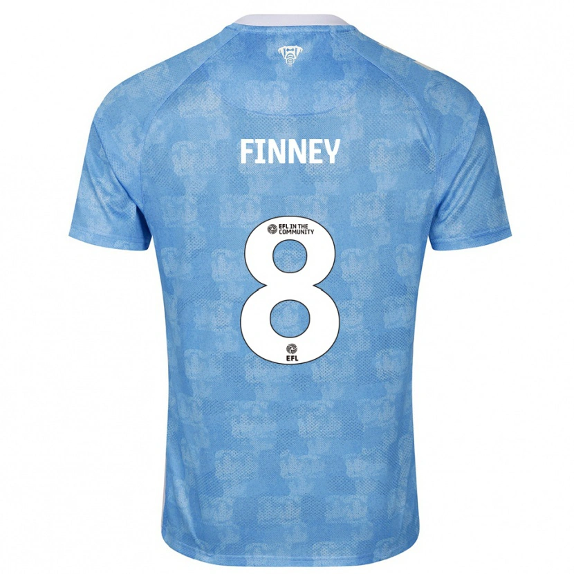 Danxen Criança Camisola Charlie Finney #8 Azul Celeste Branco Principal 2025/26 Camisa Brasil