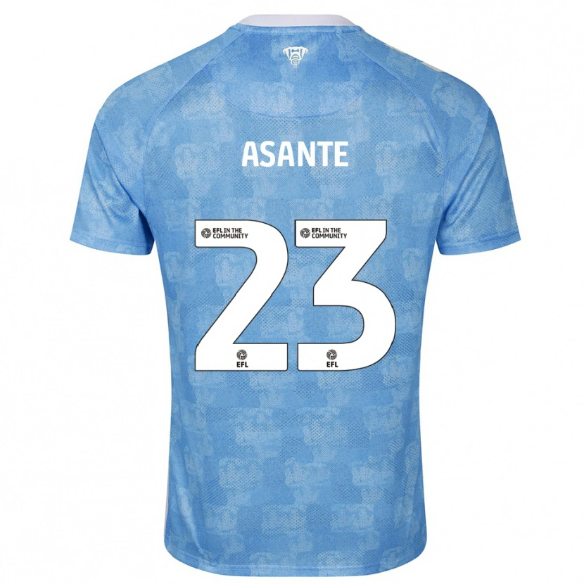 Danxen Criança Camisola Brandon Thomas-Asante #23 Azul Celeste Branco Principal 2025/26 Camisa Brasil
