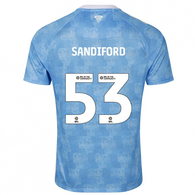 Danxen Criança Camisola Greg Sandiford #53 Azul Celeste Branco Principal 2025/26 Camisa Brasil