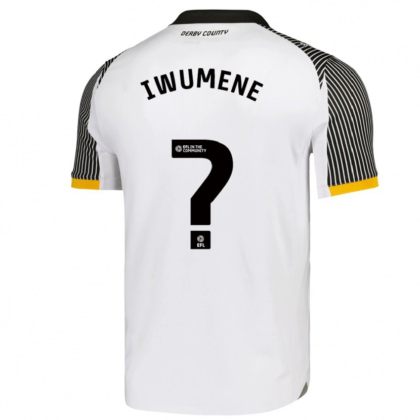 Danxen Criança Camisola Alex Stepien-Iwumene #0 Branco Preto Principal 2025/26 Camisa Brasil
