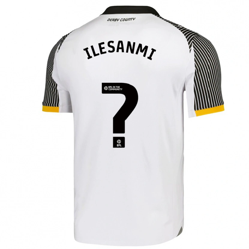 Danxen Criança Camisola Emmanuel Ilesanmi #0 Branco Preto Principal 2025/26 Camisa Brasil