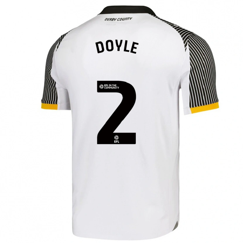 Danxen Criança Camisola Aj Doyle #2 Branco Preto Principal 2025/26 Camisa Brasil