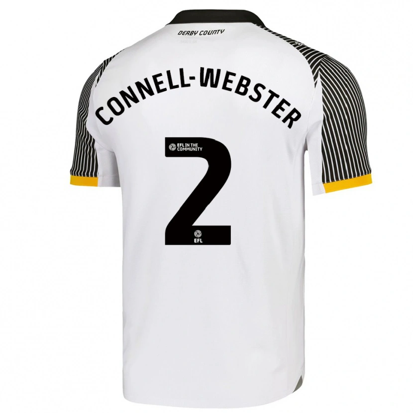 Danxen Criança Camisola Braidy Connell-Webster #2 Branco Preto Principal 2025/26 Camisa Brasil