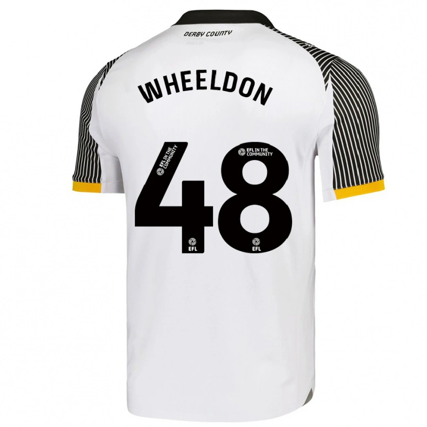 Danxen Criança Camisola Lennon Wheeldon #48 Branco Preto Principal 2025/26 Camisa Brasil