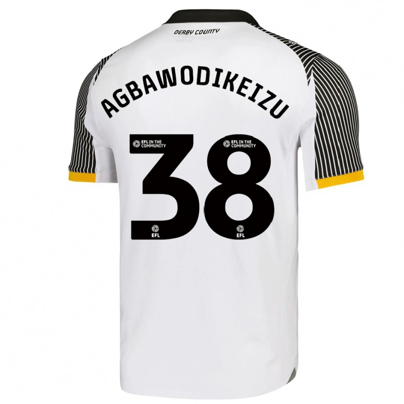 Danxen Criança Camisola Charles Ebuka Agbawodikeizu #38 Branco Preto Principal 2025/26 Camisa Brasil