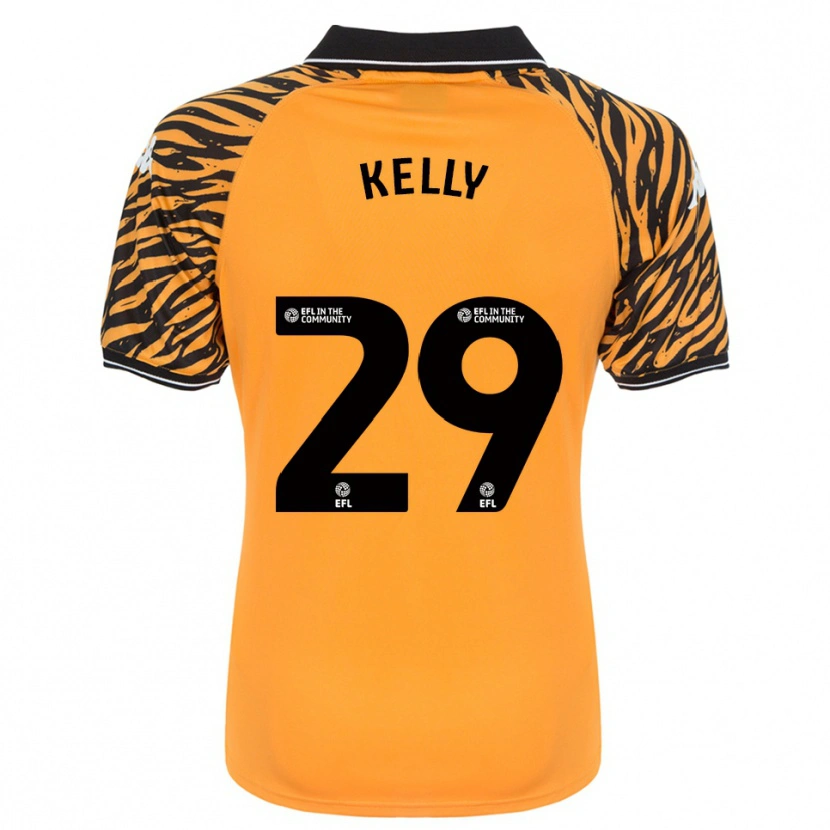 Danxen Criança Camisola Ace Kelly #29 Laranja Preto Principal 2025/26 Camisa Brasil