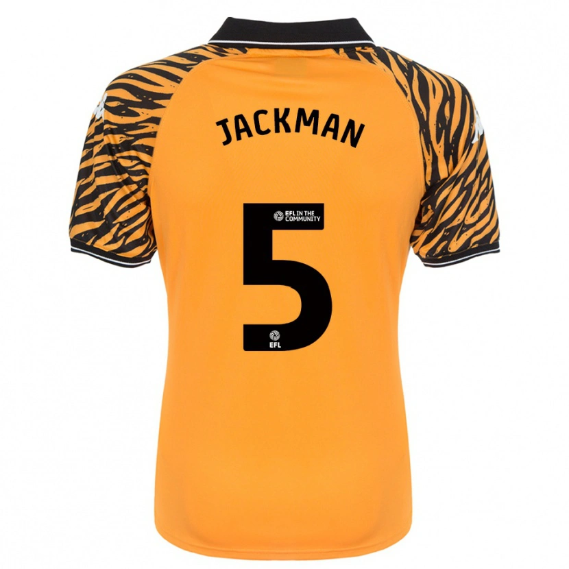 Danxen Criança Camisola Ellice Jackman #5 Laranja Preto Principal 2025/26 Camisa Brasil