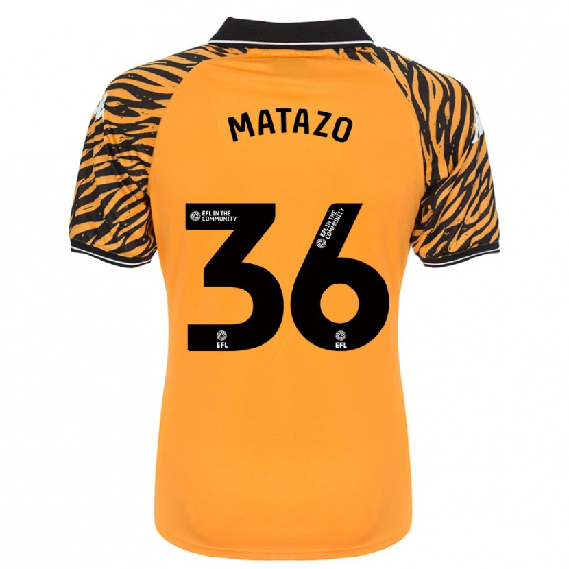 Danxen Criança Camisola Eliot Matazo #36 Laranja Preto Principal 2025/26 Camisa Brasil