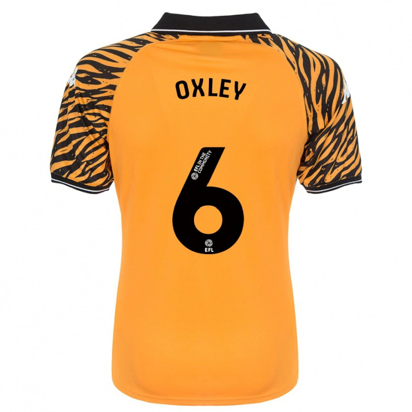 Danxen Criança Camisola Tilly Oxley #6 Laranja Preto Principal 2025/26 Camisa Brasil