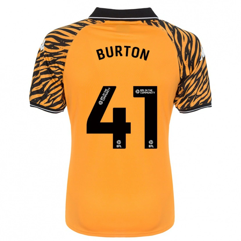 Danxen Criança Camisola Jess Burton #41 Laranja Preto Principal 2025/26 Camisa Brasil