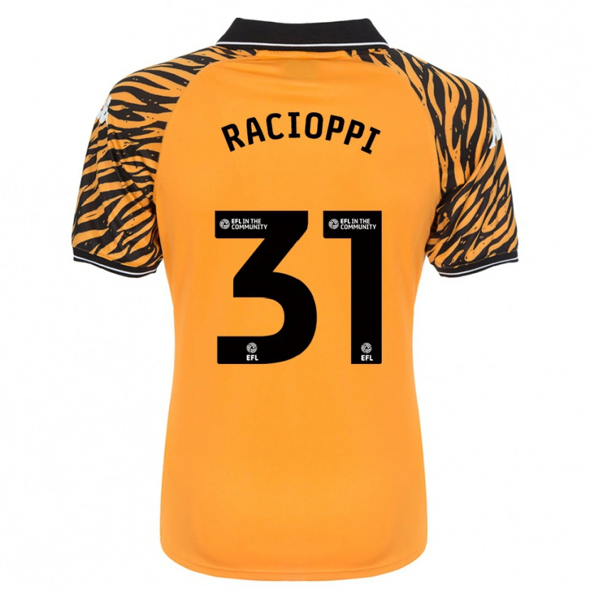 Danxen Criança Camisola Anthony Racioppi #31 Laranja Preto Principal 2025/26 Camisa Brasil