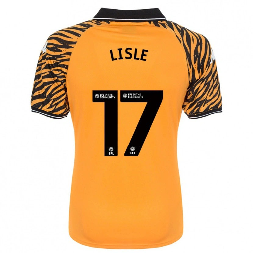 Danxen Criança Camisola Mary Lisle #17 Laranja Preto Principal 2025/26 Camisa Brasil