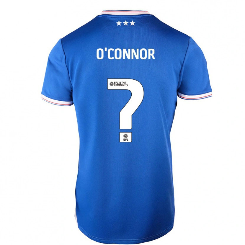Danxen Criança Camisola Daniel O'connor #0 Azul Branco Principal 2025/26 Camisa Brasil