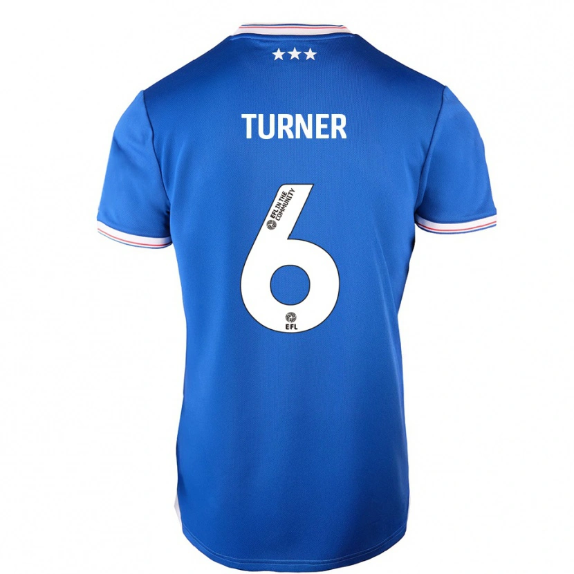 Danxen Criança Camisola Steven Turner #6 Azul Branco Principal 2025/26 Camisa Brasil