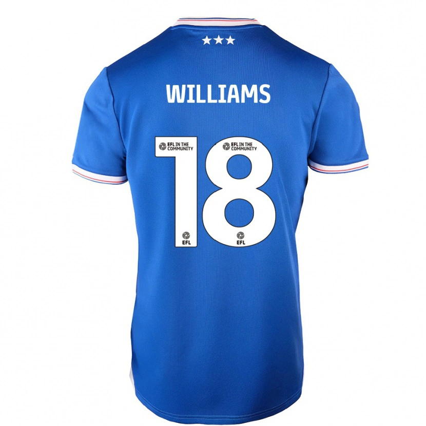 Danxen Criança Camisola Brandon Williams #18 Azul Branco Principal 2025/26 Camisa Brasil