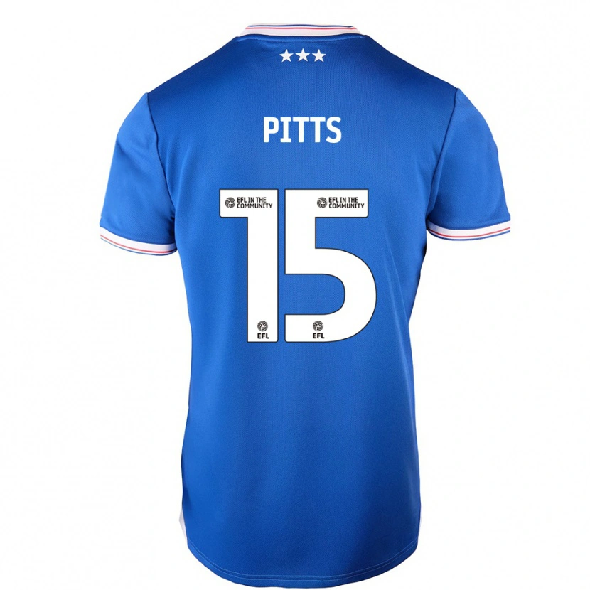 Danxen Criança Camisola Josh Pitts #15 Azul Branco Principal 2025/26 Camisa Brasil