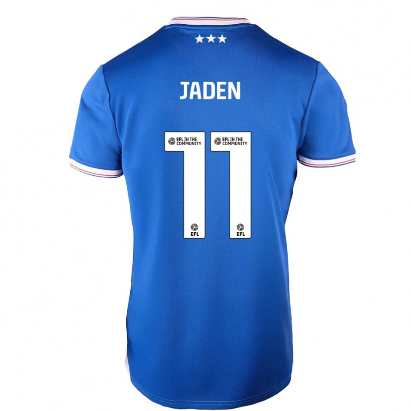 Danxen Criança Camisola Jaden Philogene #11 Azul Branco Principal 2025/26 Camisa Brasil