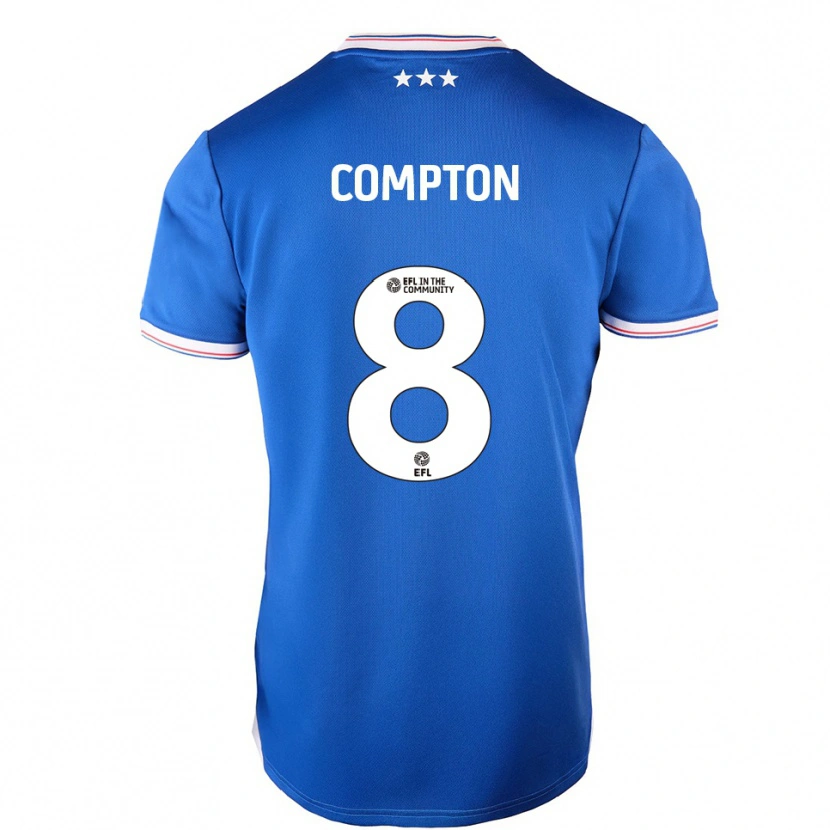 Danxen Criança Camisola Charlie Compton #8 Azul Branco Principal 2025/26 Camisa Brasil