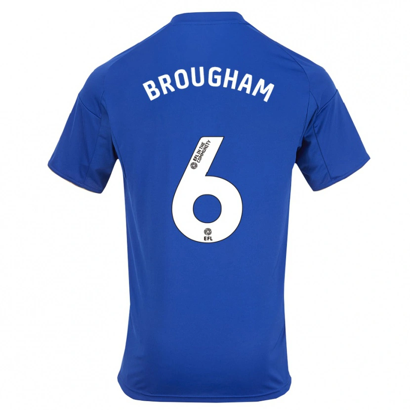 Danxen Criança Camisola Georgia Brougham #6 Azul Dourado Principal 2025/26 Camisa Brasil