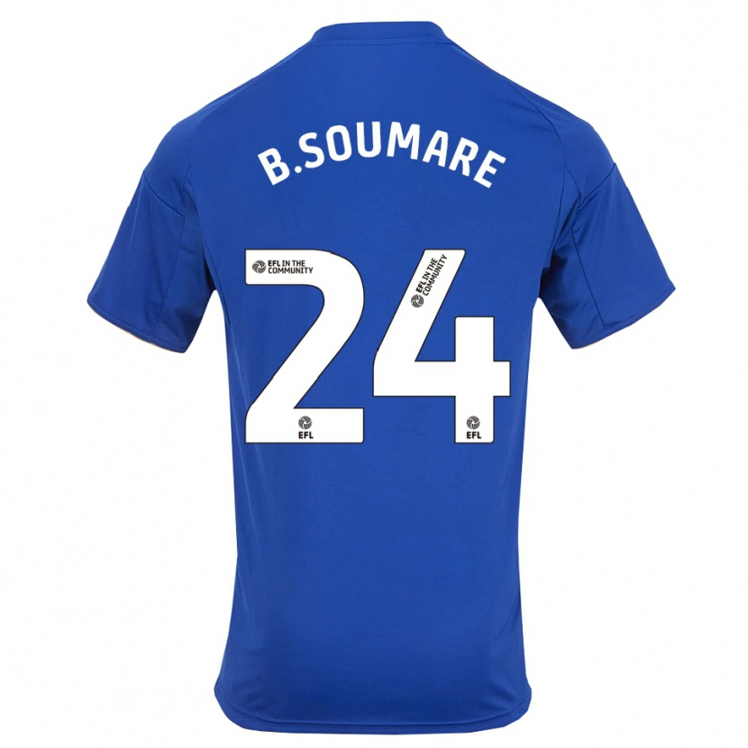 Danxen Criança Camisola Boubakary Soumaré #24 Azul Dourado Principal 2025/26 Camisa Brasil