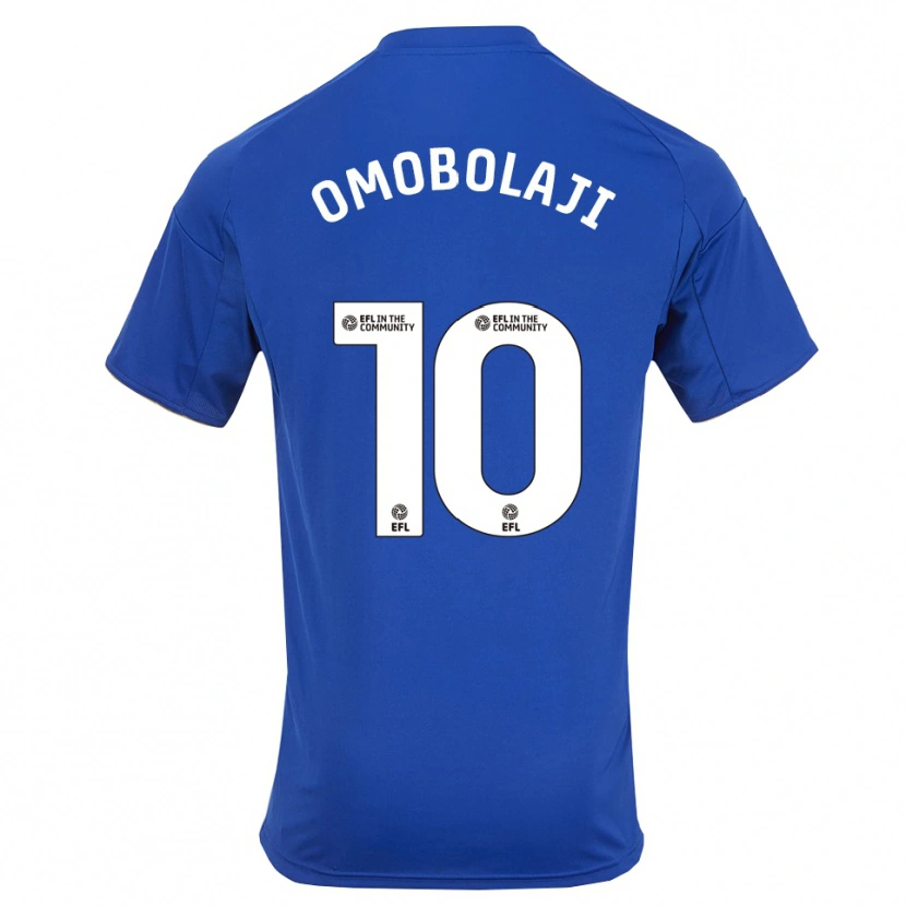 Danxen Criança Camisola Laolu Omobolaji #10 Azul Dourado Principal 2025/26 Camisa Brasil