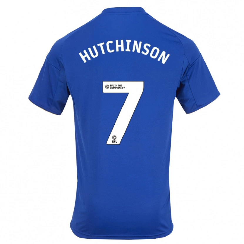 Danxen Criança Camisola Lorenz Hutchinson #7 Azul Dourado Principal 2025/26 Camisa Brasil