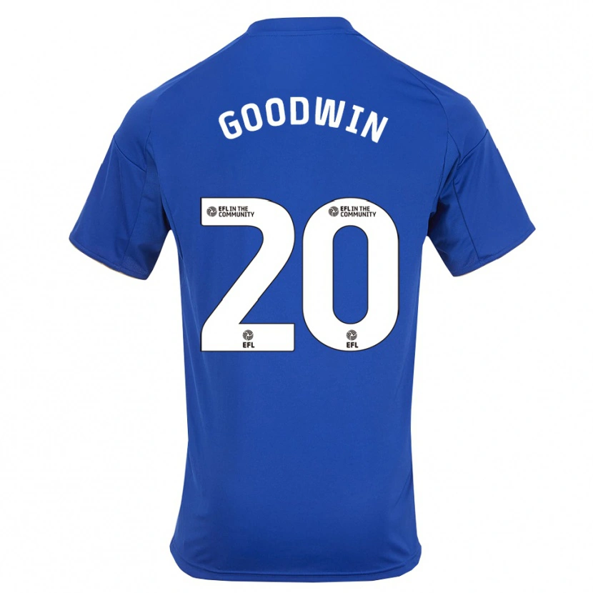 Danxen Criança Camisola Missy Goodwin #20 Azul Dourado Principal 2025/26 Camisa Brasil