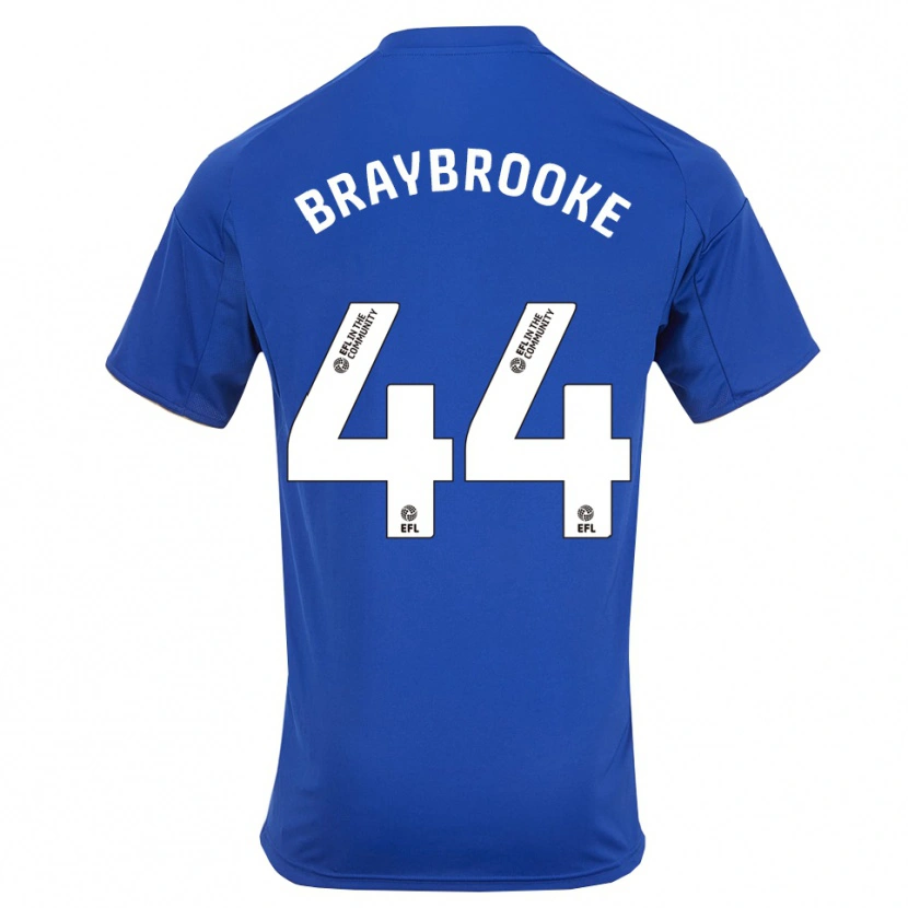 Danxen Criança Camisola Sammy Braybrooke #44 Azul Dourado Principal 2025/26 Camisa Brasil