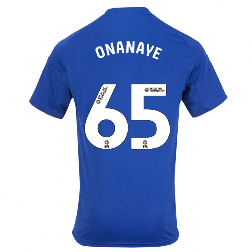 Danxen Criança Camisola Toby Onanaye #65 Azul Dourado Principal 2025/26 Camisa Brasil