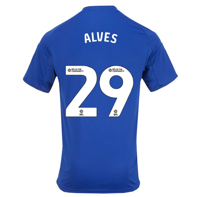Danxen Criança Camisola Will Alves #29 Azul Dourado Principal 2025/26 Camisa Brasil