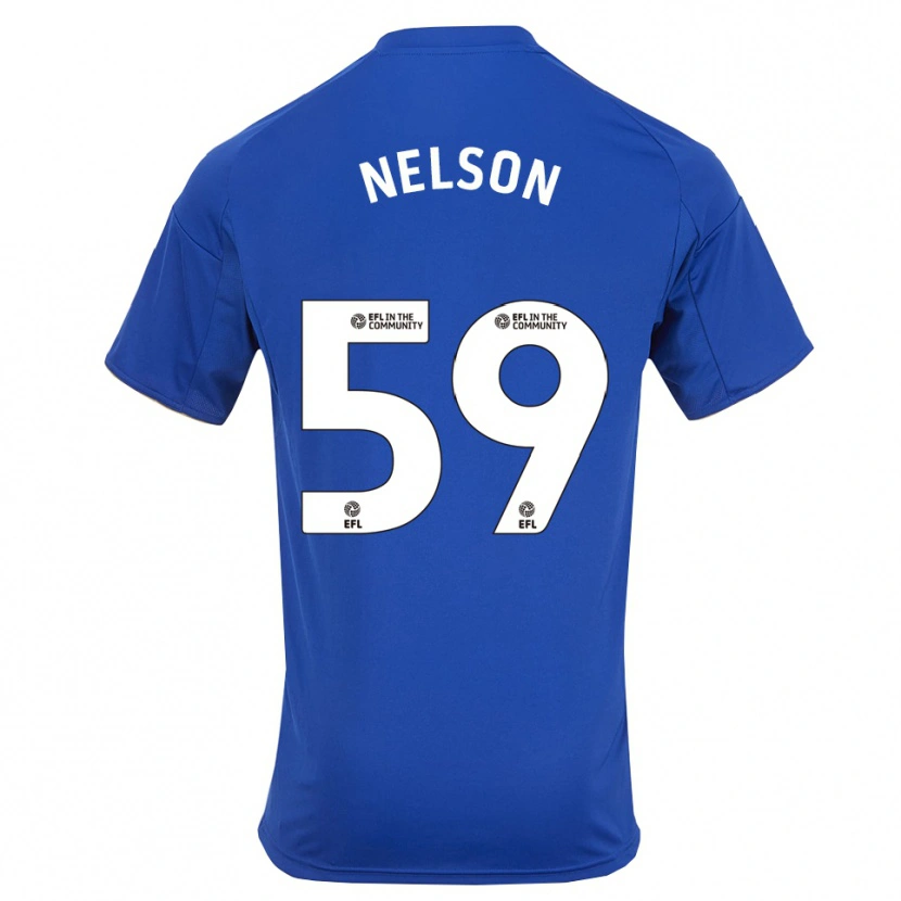 Danxen Criança Camisola Ronny Nelson #59 Azul Dourado Principal 2025/26 Camisa Brasil