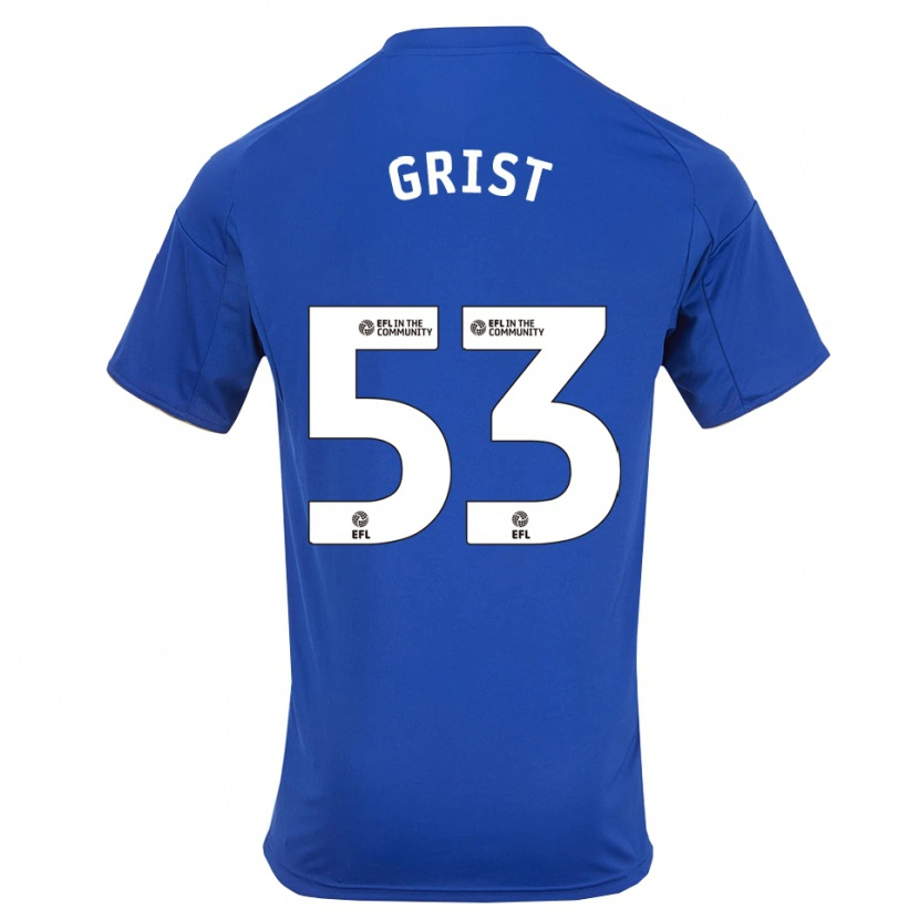 Danxen Criança Camisola Ben Grist #53 Azul Dourado Principal 2025/26 Camisa Brasil