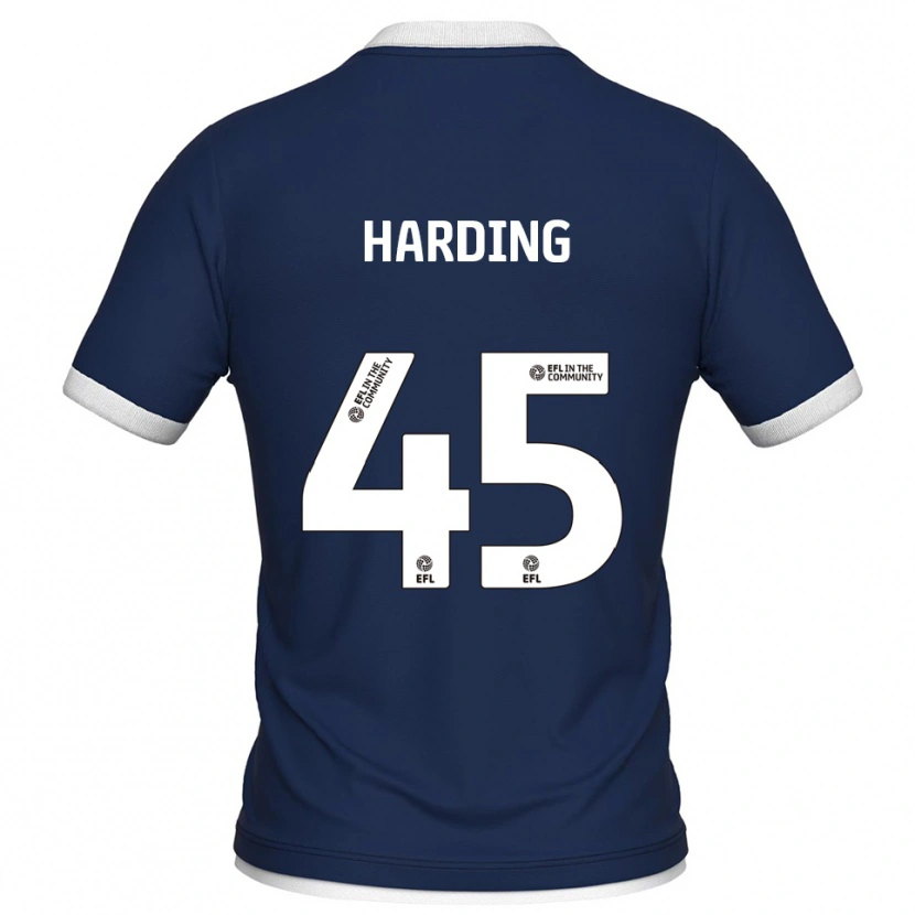 Danxen Criança Camisola Wes Harding #45 Azul Marinho Branco Principal 2025/26 Camisa Brasil