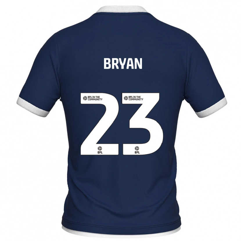 Danxen Criança Camisola Joe Bryan #23 Azul Marinho Branco Principal 2025/26 Camisa Brasil
