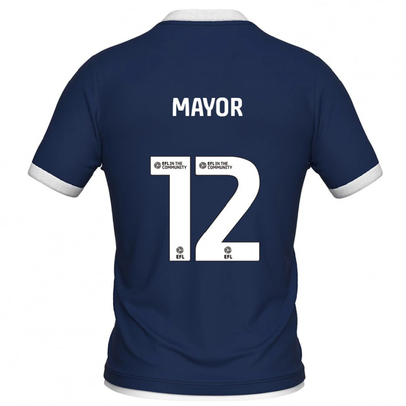 Danxen Criança Camisola Adam Mayor #12 Azul Marinho Branco Principal 2025/26 Camisa Brasil