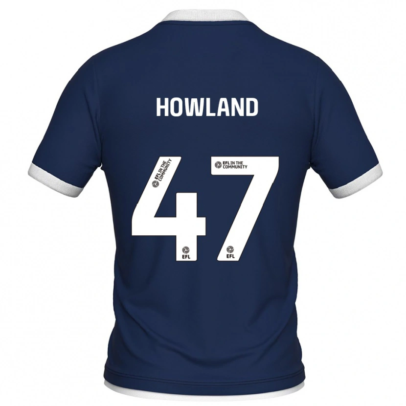 Danxen Criança Camisola Jack Howland #47 Azul Marinho Branco Principal 2025/26 Camisa Brasil
