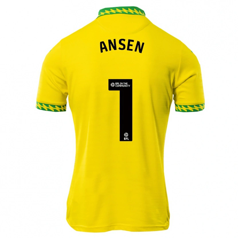 Danxen Criança Camisola Caleb Ansen #1 Branco Verde Principal 2025/26 Camisa Brasil