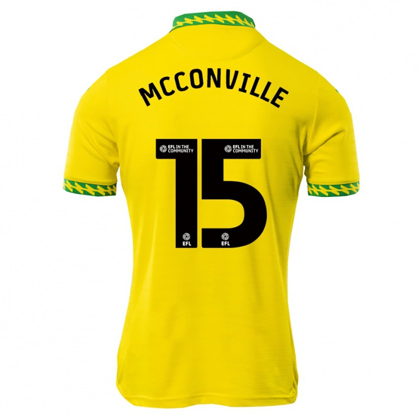 Danxen Criança Camisola Ruairi Mcconville #15 Branco Verde Principal 2025/26 Camisa Brasil