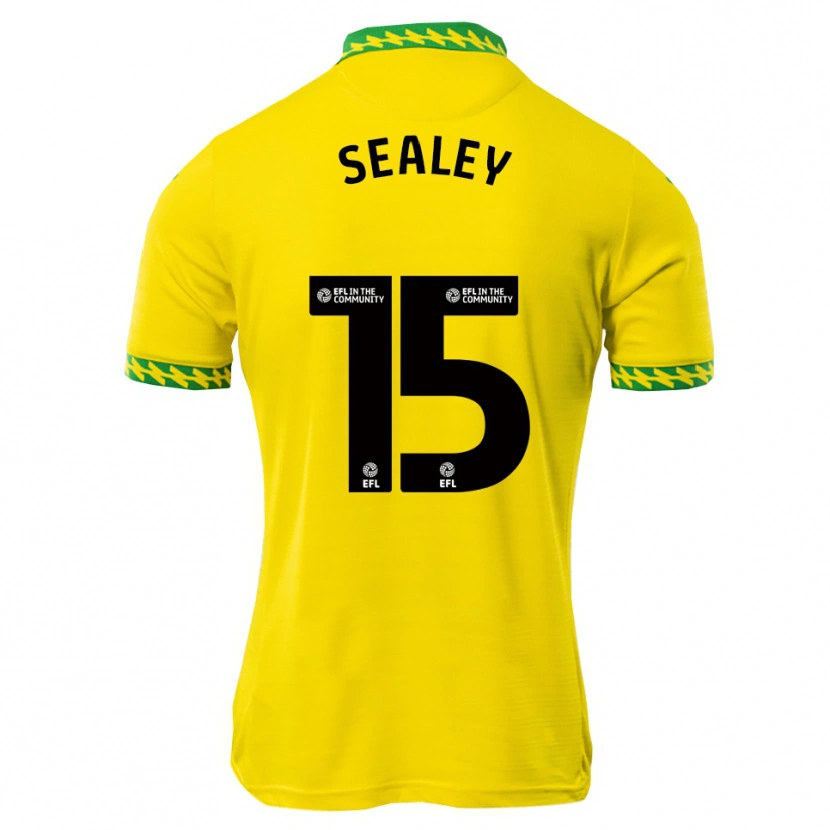 Danxen Criança Camisola La'sean Sealey #15 Branco Verde Principal 2025/26 Camisa Brasil
