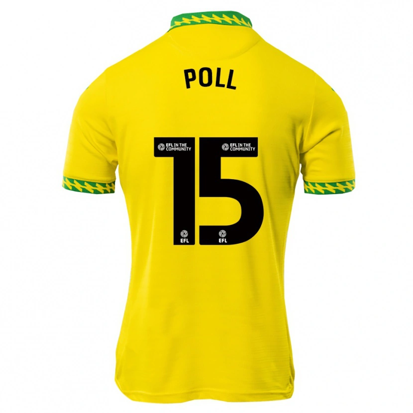 Danxen Criança Camisola Lucas Poll #15 Branco Verde Principal 2025/26 Camisa Brasil