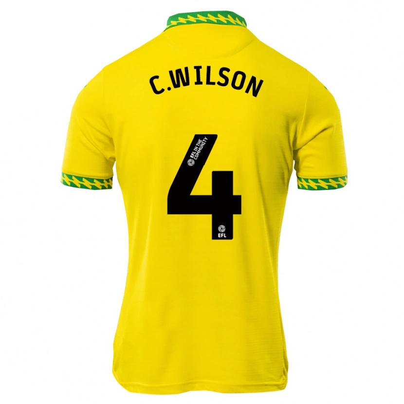 Danxen Criança Camisola Charlie Wilson #4 Branco Verde Principal 2025/26 Camisa Brasil